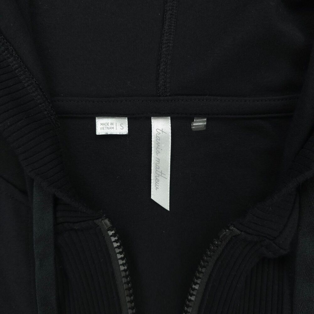 TRAVIS MATHEW Friday Ponte Half Zip Hoodie Minimal Athleisure Lounge Casual VSCO - Picture 2 of 8
